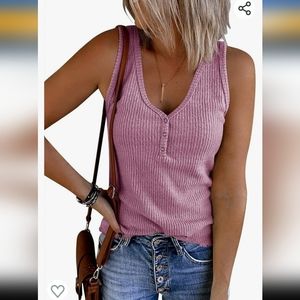 Kissfit med lavender tank with snaps